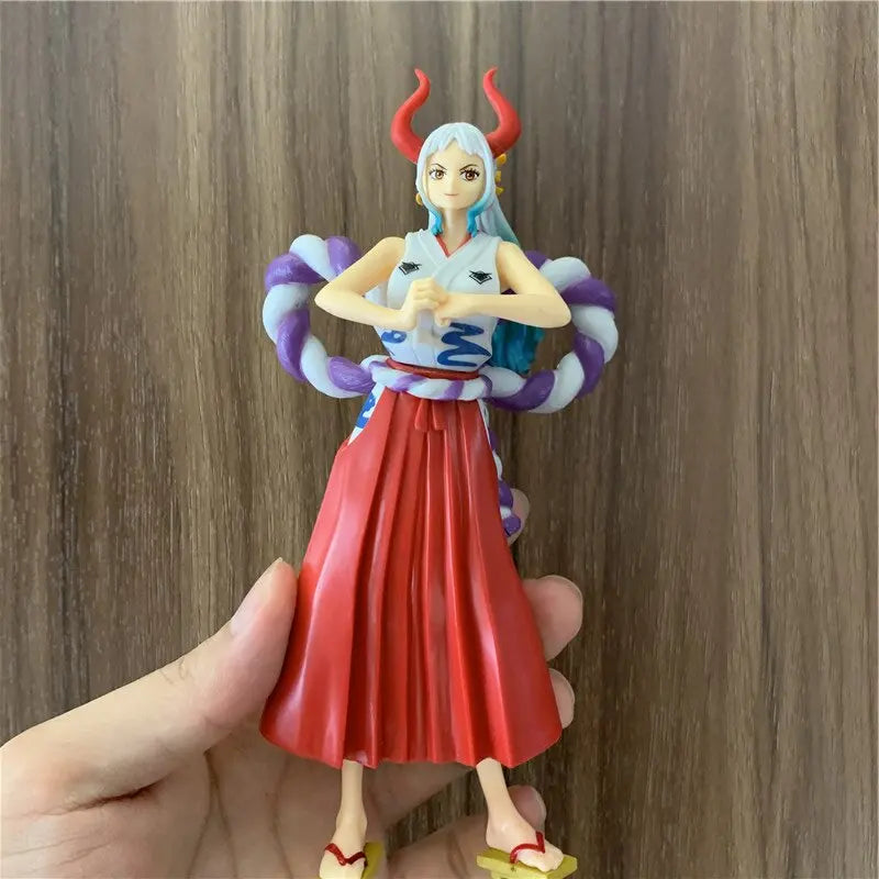 New One Piece Figure Ninja Nami PVC Figures OP Tama Luffy Yamato Kaidou Zoro Sanji Usopp Law Newgate Model Gift Toy