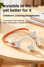 Air Conduction Stereo Headphones Kids Open Ear Bluetooth6.0 Earphones  Wireless Learning Noise Reduction Music Headset Earhook