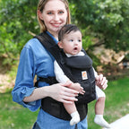 Egobaby Omni Breeze Baby Carrier All Carry Positions Breathable Mesh with Enhanced Lumbar Support & Airflow (7-45 Lb)