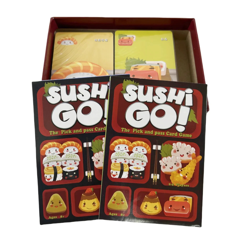 Sushi Go Party Family Gathering Game Card,Fun Card Game,Party Board Deck