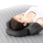 Electric Neck Massager Cervical Pillow Hot Compress Neck Stretch Heating Vibration Neck Shoulder Massage Pillow Back Traction