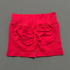 HISTELLO Impacts Shorts 4.5" Women Fitness Sports Biker Shorts Low Waist Gym Short Workout Scrunch Butt Yoga Seamless Leggings