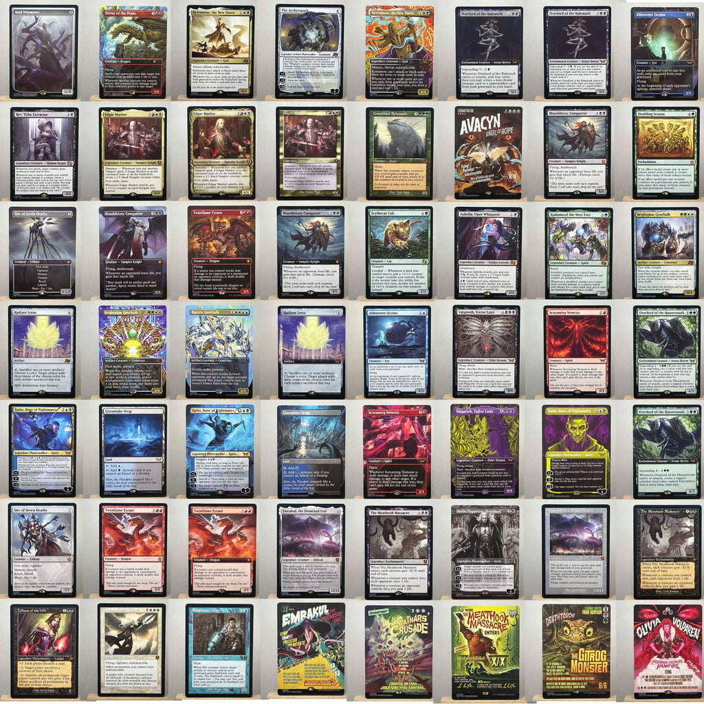 Whole Set TCG Cards for Home Play Proxy magical power9 beta fetch lands VMA dual  shock land The One Ring gathering Sol Ring