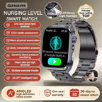 New Health Watch Uric Acid Blood Pressure Blood oxygen Body Analysis Body Fat SmartWatch ECG+PPG Bluetooth call Clock Women Men