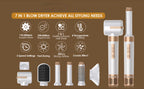 Professional Hand Blow Dryer Travel Home Use Powerful Ionic Barber Salon Equipment Hot Cold Wind Super Black One Step Hair Dryer