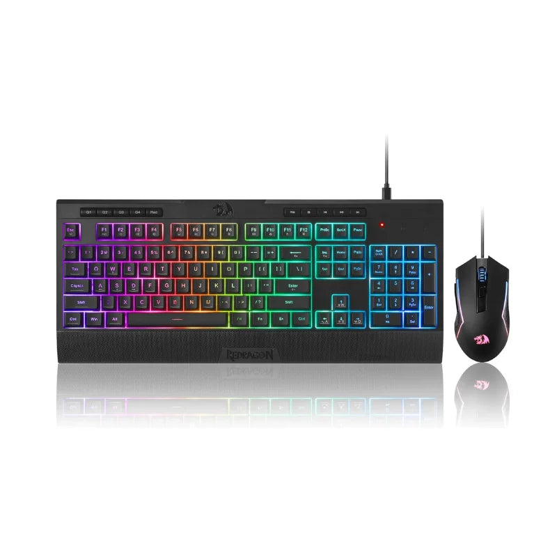 Redragon S151 Gaming Keyboard & Mouse Combo, 104 Keys K525 Wired RGB Membrane Keyboard and 10000 DPI Wired M616 Gaming Mouse Main image
