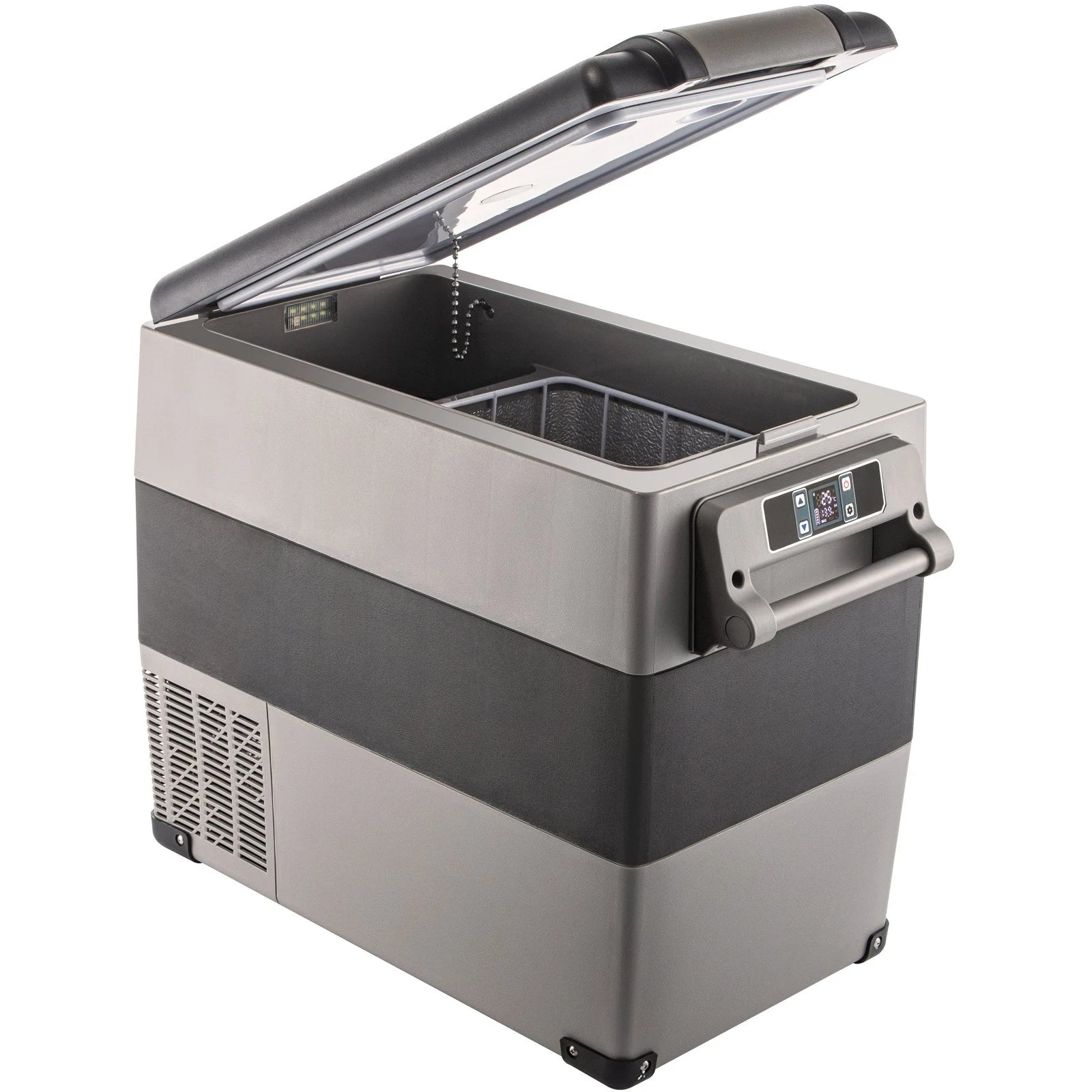 Sihao 15L-55L Portable Compressor Fridge Freezer, Mini Cooler for Outdoor Camping BBQ Picnic, Car Vehicle Refrigerator Cooler for Travel Road Trip, Electric Compressor Fridge Freezer Mini Cooler Box