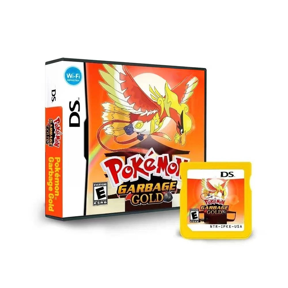 NDS Game Card，Pokémon series Platinum， Pure Heart ，True Soul ， Conquest，Garbage Gold， New  Version English  Game