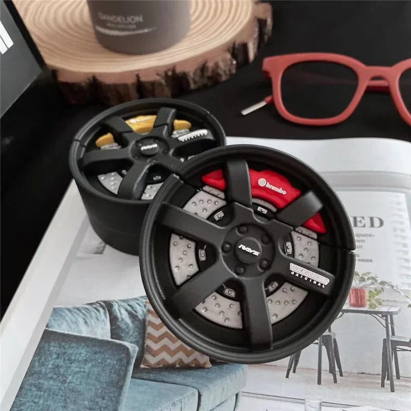 For Airpod Pro 1 2 3 4 Pro 2 Personalized Creative Tires Silicone Case Bluetooth Earbuds Charging Box Protective Earphone Case