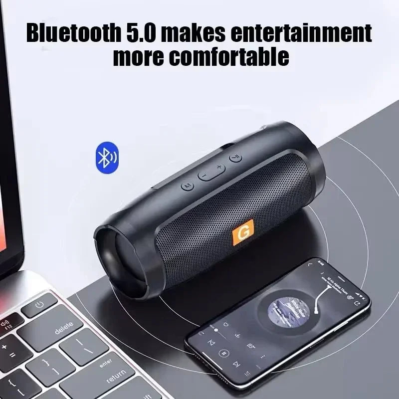 Lenovo TF USB Bluetooth Wireless Speaker Portable Dual Speaker Stereo Outdoor Playback FM Voice Broadcasting Subwoofer Speakers