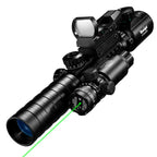 3-9X32 EG Scope 3 in 1 Combo Hunting Scope Red Green Illuminated with Holographic Reflex 4 Reticle Red Green Dot Sight Caza