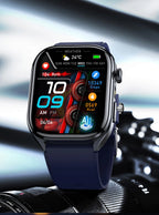 New Health Watch Uric Acid Blood Pressure Blood oxygen Body Analysis Body Fat SmartWatch ECG+PPG Bluetooth call Clock Women Men