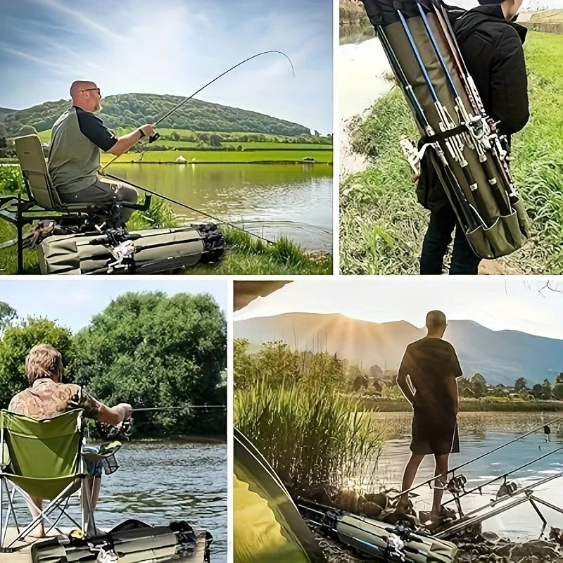 Fishing Rod Bag Durable Folding Fishing Tackle Carry Bag Multifunction Large Capacity High Quality Rod Case