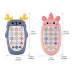 Baby Phone Toys Bilingual Telephone Teether Music Voice Toy Early Educational Learning Machine Electronic Children Gift Baby Toy