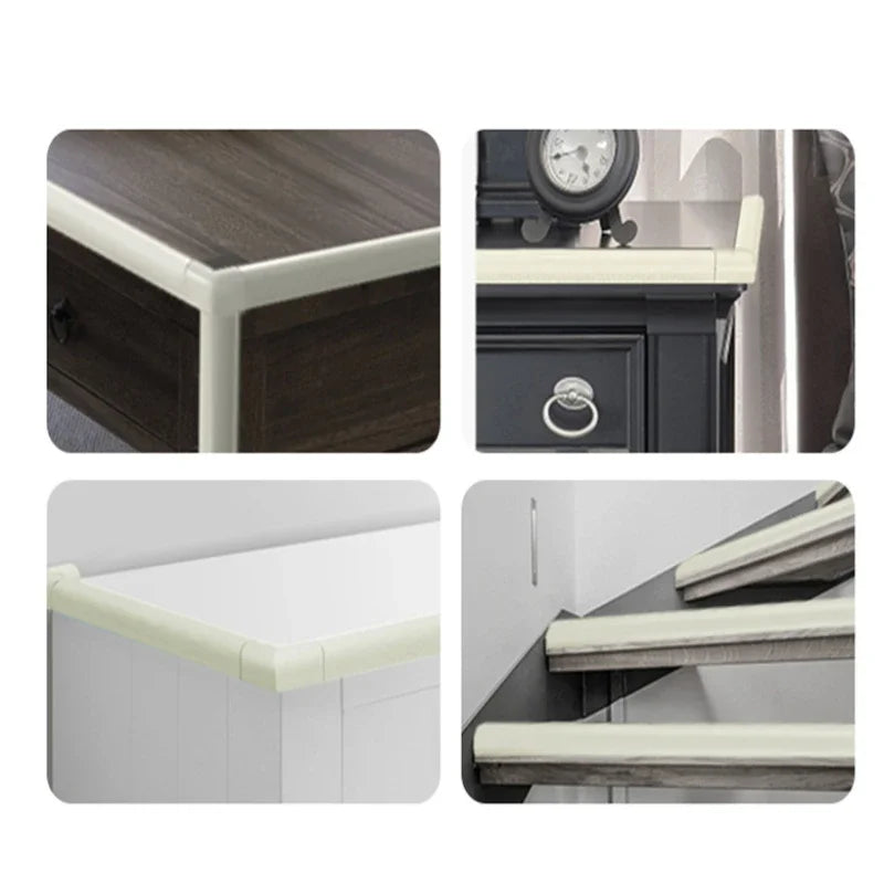 2M Table Corner Safety Bumper Strips Baby Protection Strips Bumper Corner Soft Cover Strips Table Corner Protection Anti