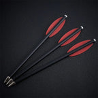 Mixed carbon crossbow for outdoor sports shooting, 6.3 inch, Willow feather, 6pcs/12PCs/24PCs