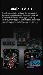 Electronic Smart Watch BT Call Heart Rate Monitor Smartwatch Fitness Tracker Waterproof Sport Watches for Man Woman Android 2026