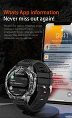 2026New Military T-Rex3 GPS Map Navigation Smart Watch 2GB RAM 1.43-inch AMOLED Screen 30M Waterproof Call Sports Smartwatch Men