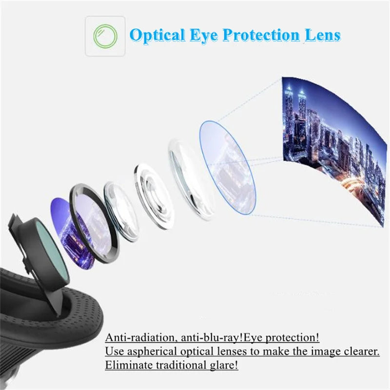 Shinecon Viar Virtual Reality VR Glasses Headset 3D Device Helmet Goggles Lenses For Smartphone Smart Phone Game Cell Mobile Set