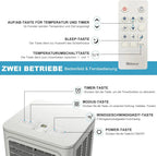 SHINCO 7000 BTU Mobile Air Conditioner (2.05 kW), Cooling & Ventilating & Dehumidifying, Room Size up to 54 m³ (18 ㎡)