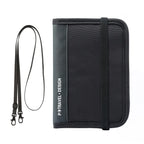 RFID Travel Wallet Passport Holder Credit Card Organizer Zipper Pouch Document Organizer Anti Theft Travel Accessories