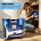 BRIEFNESS Cordless Upholstery Cleaner,2 Batteries, Stain Remover for Sofa,Mattress & Car Seat,Deep Pet Stain Removal for Fabric