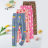 2/4 Pcs Children's Mix And Match Love Printed Leggings Girls Casual Joker Slim 9 Pants Fashion Elastic Waist Valentine's Day Pan