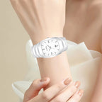 LIGE Fashion Luxury Woman Watch Simple Elegant Stainless Steel Casual Quartz Watches for Women Calendar Ladies Romantic Gift New