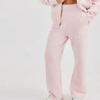 Fashion Cardigan Pants Suit Women's Hood Zipper Full Sleeve Loose Coat Straight Trousers 2025 Autumn Casual Lady 2-piece Set