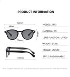 O-Q CLUB Retro Round Men Sunglasses Women's Sun Glasses Woman UV400 Lunette Zonnebril Dames Polarized Lenses Man Eyewear Vintage