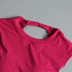 Sexy Backless Sports Vest for Women Fixed Chest Pad Tight Quick-Drying Slim Yoga Top Breathable Fitness Shirt