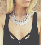 Multi-style Vintage Coin Choker Necklace for Women Boho Afghan Ethnic Gypsy Native Tribal Dress Turkish Pakistan Indian Jewelry