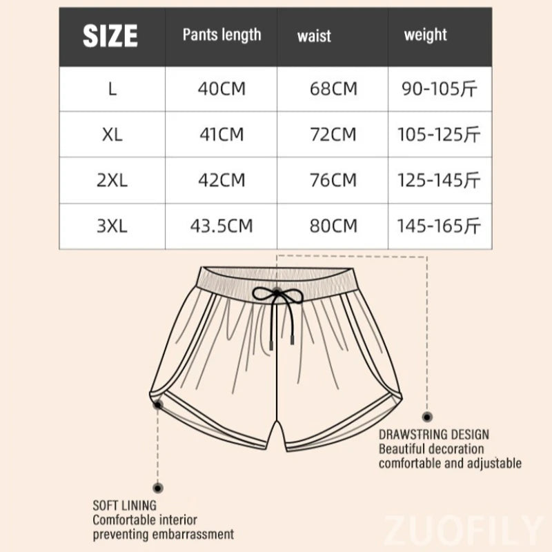 Adult Swimming Trunks Men Boxer Brief Swimsuit Set New Beach Adult Beach Shorts Quick Drying Surf Trunks with Lining Swim Pants Secondary image