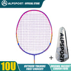 ALP GJ 10U Ultralight 52g T800 Bow And Arrow Badminton Racket Authentic Tensile Force 13kg Outdoor Sports Carbon Fiber Titanium