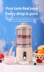 Electric Orange Juicer Portable Citrus Fruit Juice Extractor Pulp Separation Squeezer Machine USB Charge 600ml Smoothie Blender