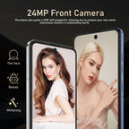 FUFFI Global Vision i17 Pro Max Smartphone Android 8GB RAM 256GB ROM 6.56 Inch Phone 720x1612HD 24+48MP 5G Network Mobile Phones