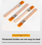 10/30PCS Multifunctional Nylon Bristle Paint Brushes Wooden Handle Art Painting Tools for Craft Creation and Household Cleaning