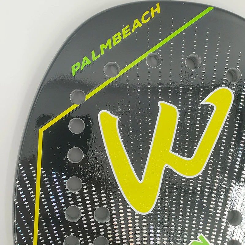 3K Camewin Beach Tennis Racket Full Carbon Fiber Rough Surface Outdoor Sports Racket For Men Women Adult Tennis Racket The New