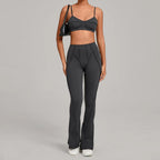 Seamless Yoga Sets Sports Fitness High Waist Hip-lifting Shapeing Trousers Backless Bra Suit Workout Gym Leggings Sets for Women