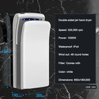 Full New Hand Dryer Induction Hotel Restauran High Speed Jet-type Hand Drying Machine Double-sided hand dryer 220v
