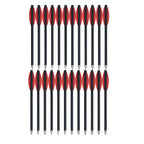 Mixed carbon crossbow for outdoor sports shooting, 6.3 inch, Willow feather, 6pcs/12PCs/24PCs