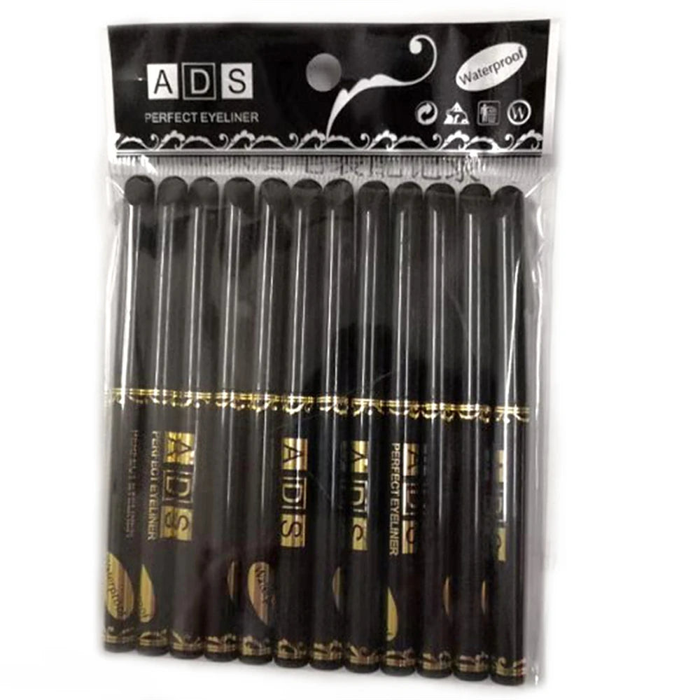 2Pcs Waterproof Black Brown Eyeliner Pencils-Smudge-Proof, Long-Lasting &Beginner-Friendly Smooth High Pigmented Punk Eye Makeup