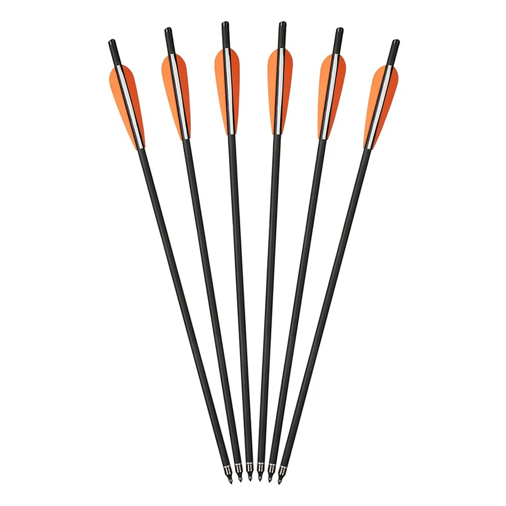 Carbon Crossbow Arrow with Replaced Arrowhead, Archery Bolts, Shooting Accessories, Hunting, ID8.8, OD7.6, 20"