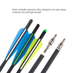 Carbon Crossbow Arrow with Replaced Arrowhead, Archery Bolts, Shooting Accessories, Hunting, ID8.8, OD7.6, 20"