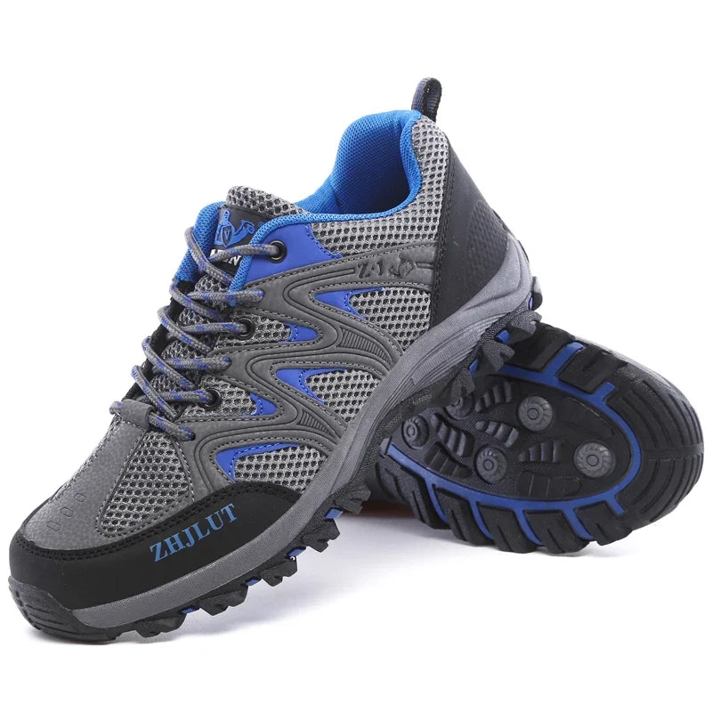 2025 Hiking Shoes Men Women Mesh Sneakers Breathable Fashion Mountain Shoes Boy Spring Autumn Summer Work Shoes Outdoor Trekking