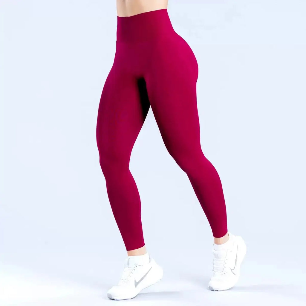 Woman Seamless Sports Leggings Scrunch Bum Gym Legging  Solid Workout Yoga Pants Low Waistband Sports Tights 2026