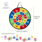 66cm/73cm Children's large dart board game set, foldable dart board,convenient for indoor and outdoor playing. New Year's gift