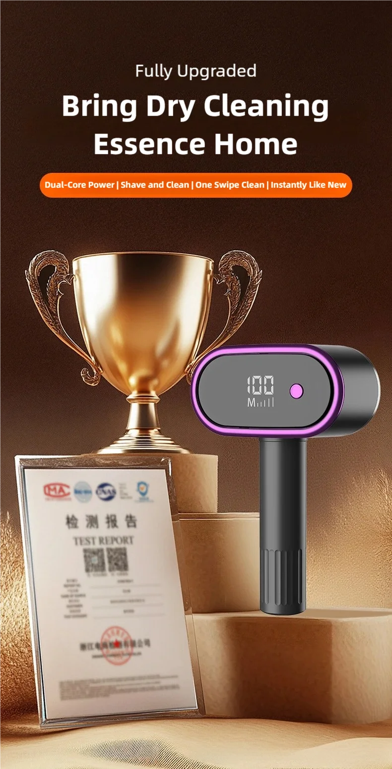 TINSOL Dual-Head Electric Lint Remover Digital Display Lint Remover Multi-Functional Clothing Sweater Lint Remover