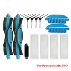 Accessories For Proscenic M6 Pro Robot Vacuum Cleaner Part Main Side Brush Hepa Filter Mop Cloth Pad Replacement Spare Parts