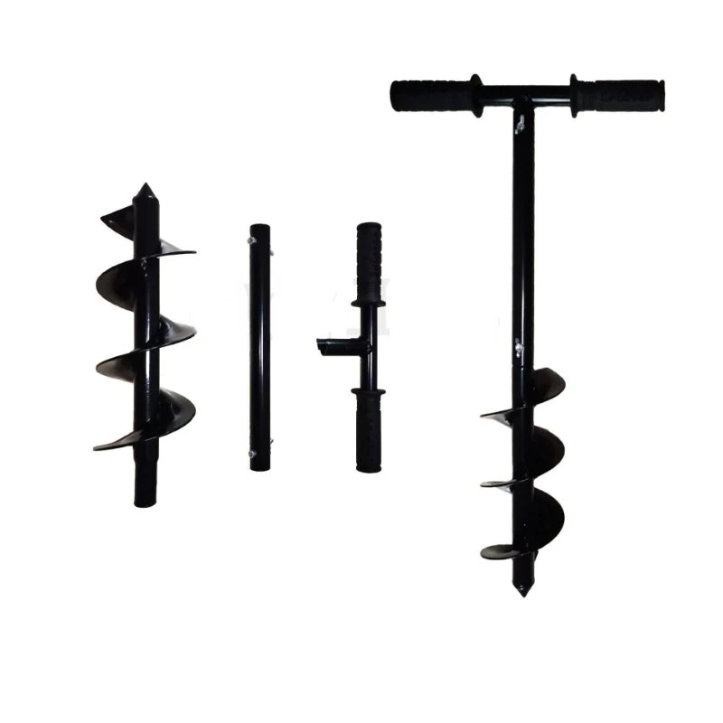 Manual Hand Earth Auger Fence Post Drill Soil Digger Hole Borer Digger Woodworking Tools Main image